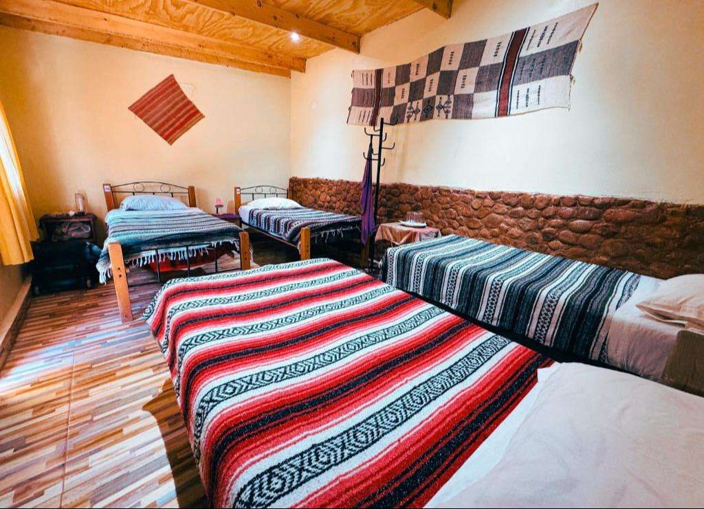 Cama en habitación compartida masculina